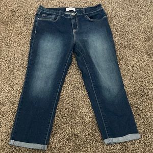 Jessica Simpson Girls Rolled Crop Skinny Capris